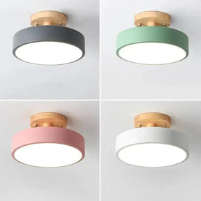 Luminária de Teto LED Redonda Estilo Nórdico 13W com Compatibilidade Bivolt