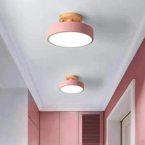 Luminária de Teto LED Redonda Estilo Nórdico 13W com Compatibilidade Bivolt